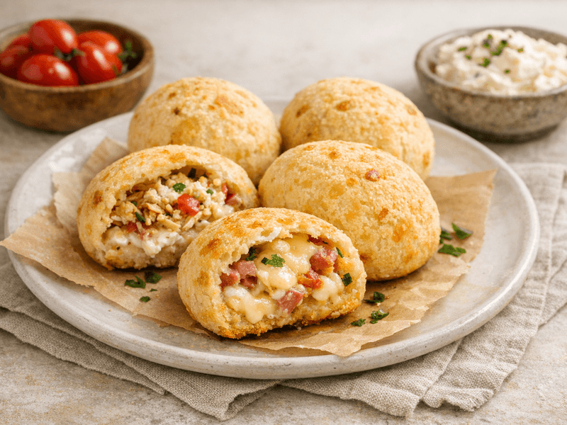 Pão de Queijo Recheado