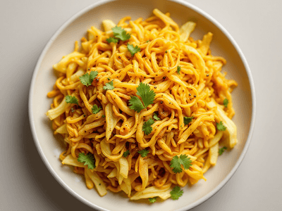 South Indian Fried Cabbage Poriyal