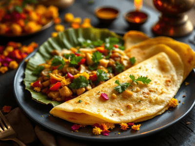 Set Dosa with Vegetable Kurma