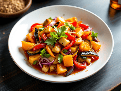 Korean BBQ Grilled Vegetables