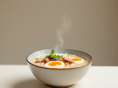 Century Egg and Pork Porridge