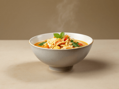 Vegetarian Curry Laksa