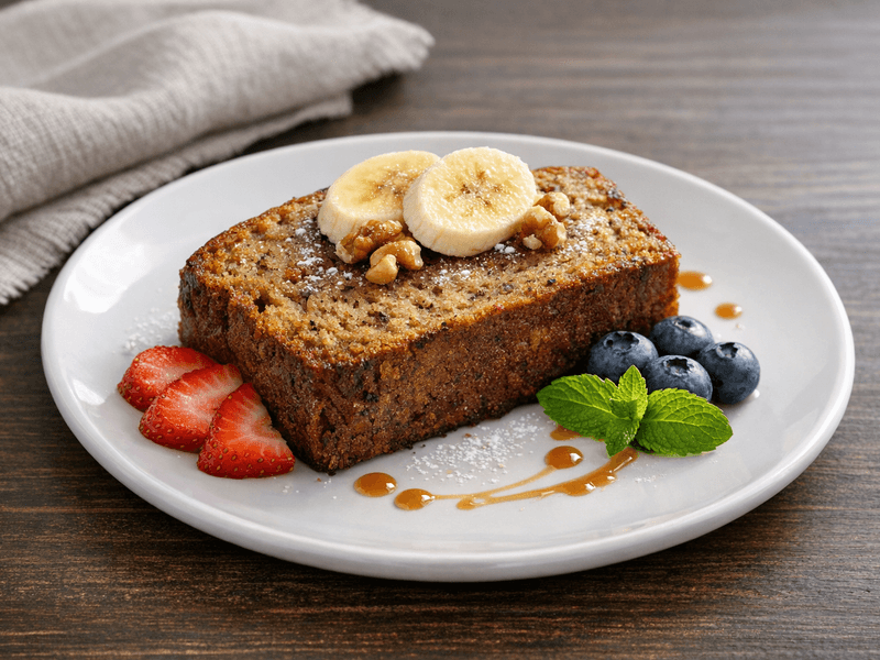 Banana Bread Slice