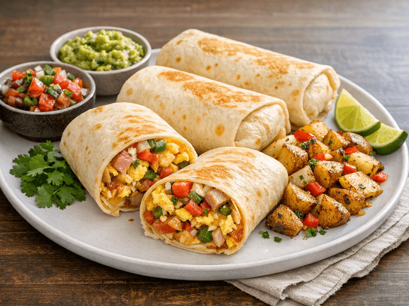 Breakfast Burrito Meal Prep