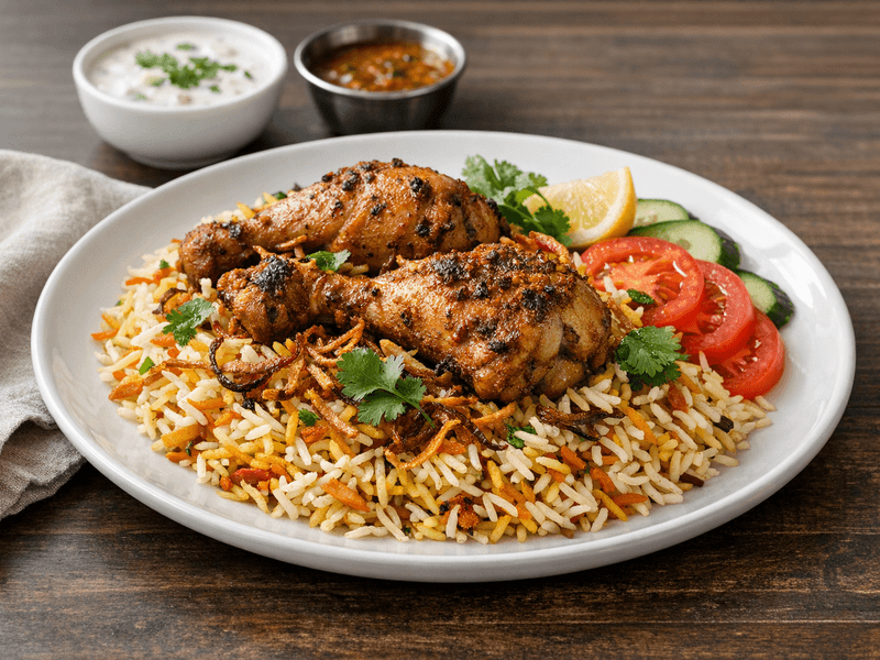 Chicken Biryani Plate