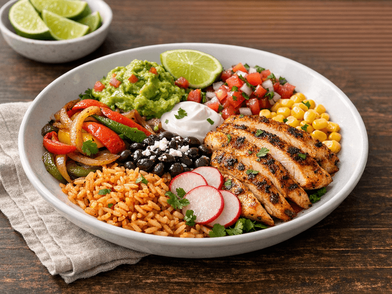 Chicken Fajita Bowl