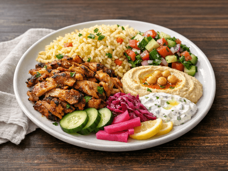Chicken Shawarma Meal Prep