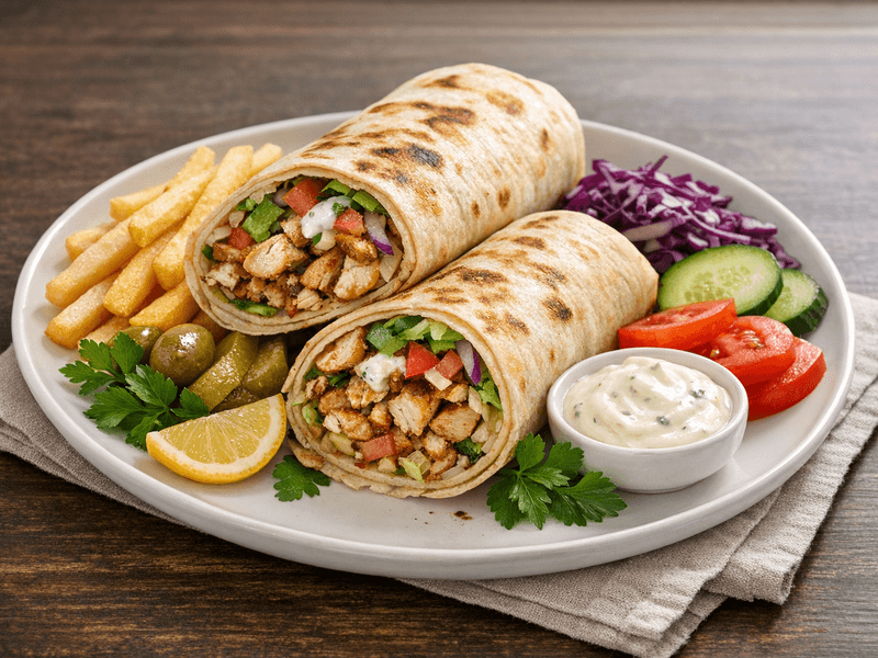 Chicken Shawarma Wrap
