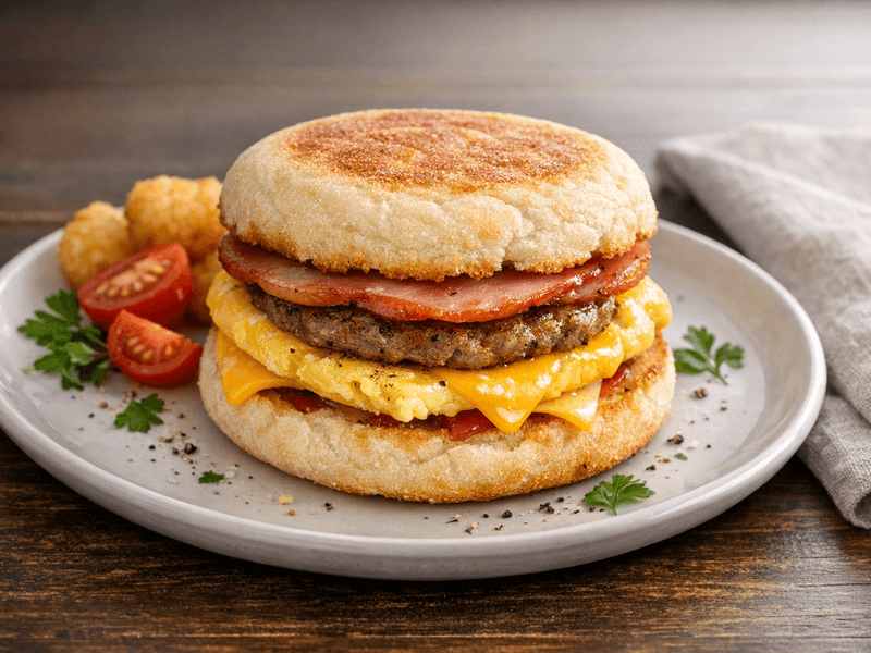 Freezer Breakfast Sandwich