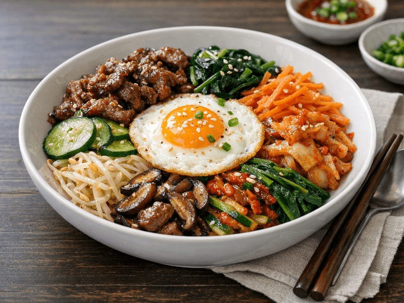 Korean Bibimbap Bowl