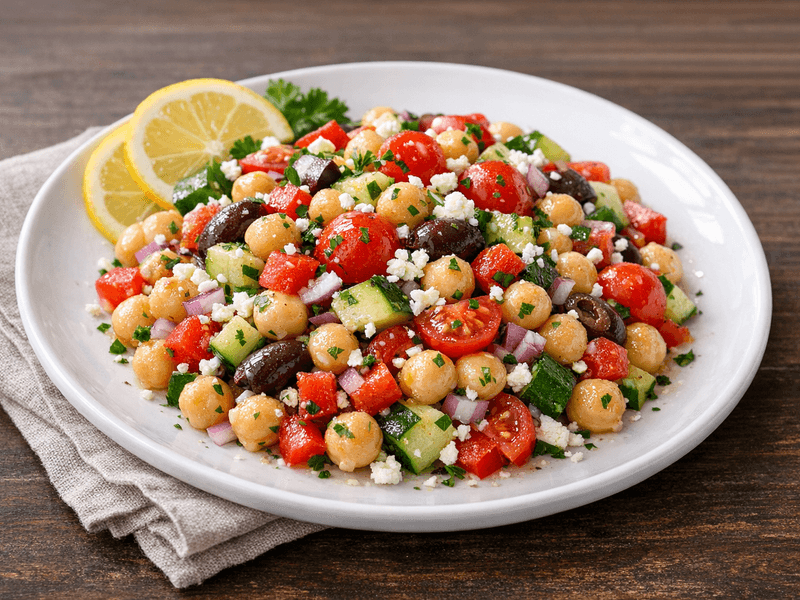 Mediterranean Chickpea Salad