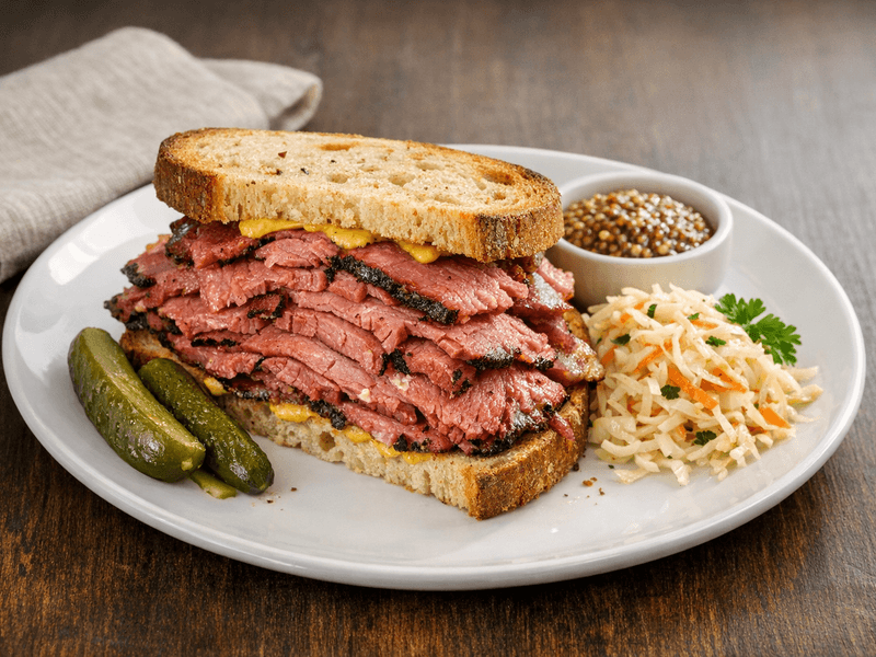 Montreal Smoked Meat Sandwich