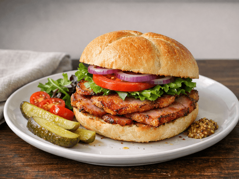 Peameal Bacon Sandwich