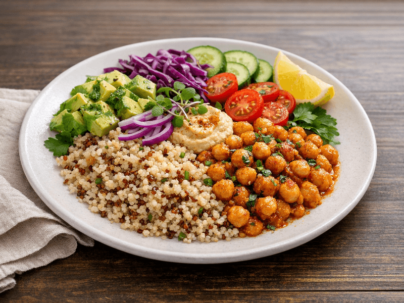 Quinoa Chickpea Bowl