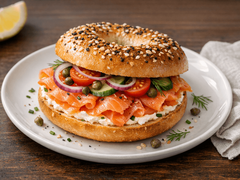 Smoked Salmon Bagel