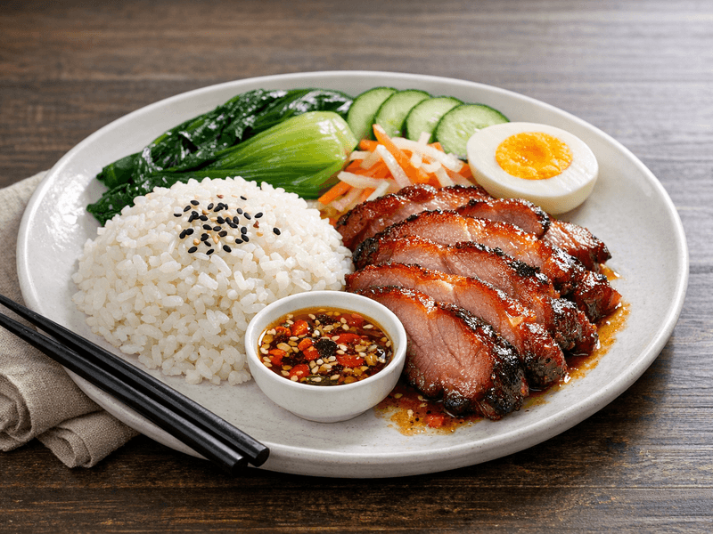 T&t BBQ Pork Rice Box