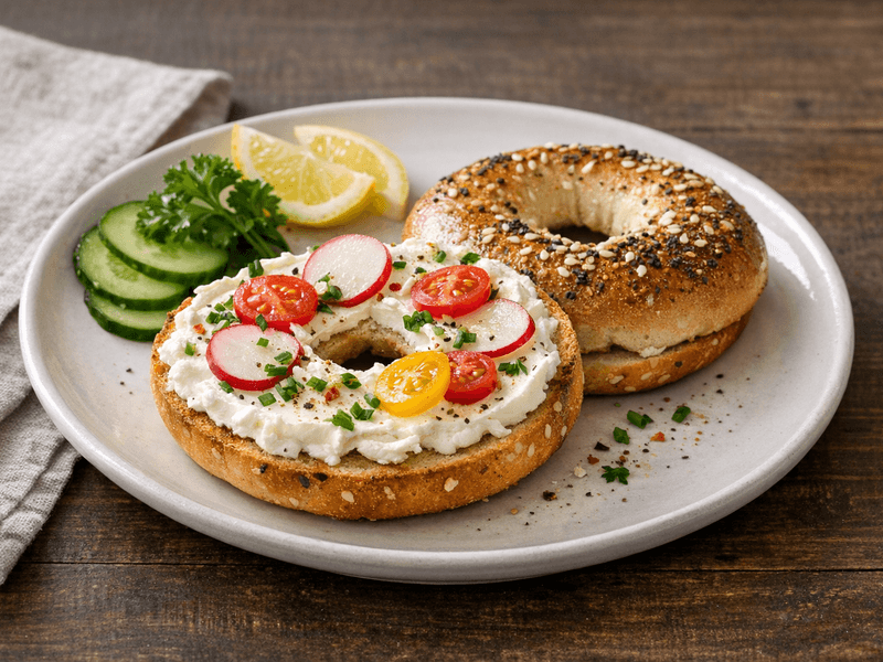 Tim Hortons Bagel with Cream Cheese