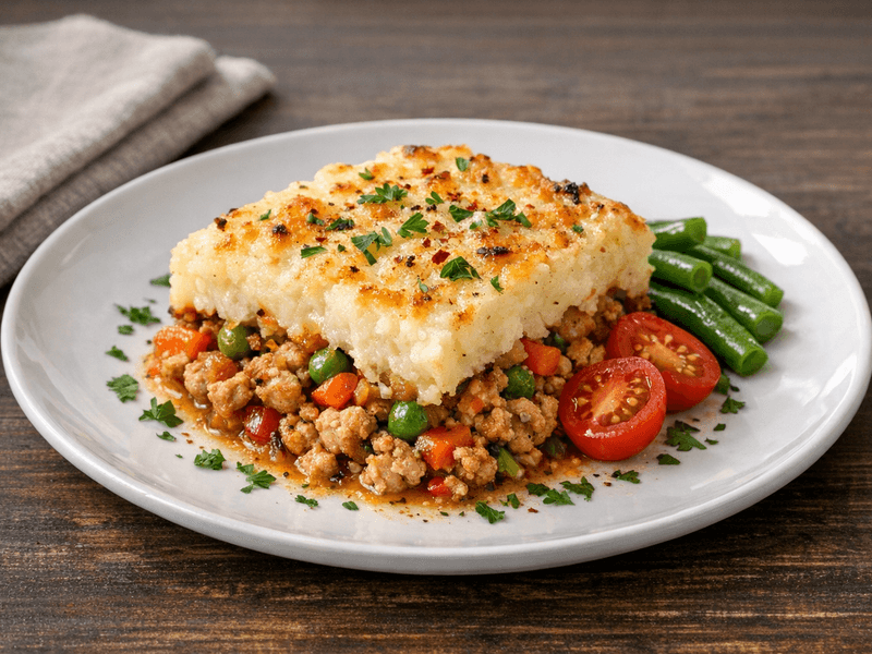 Turkey Shepherds Pie Meal Prep