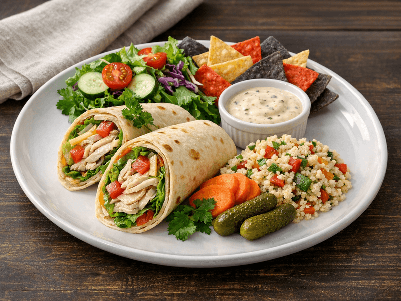Turkey Wrap Lunch Box