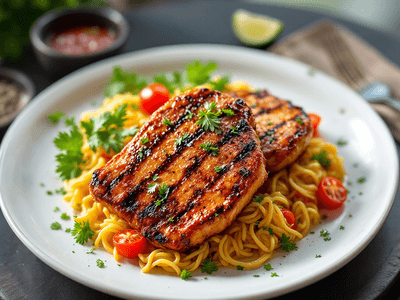 Grilled Chicken Chop