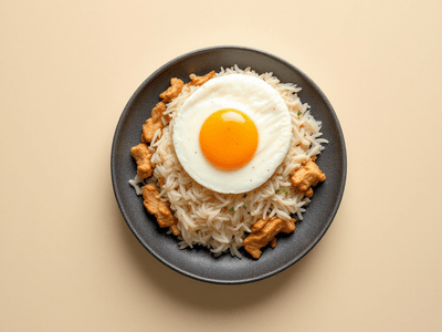 Nasi Lemak with Chicken