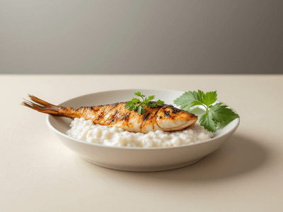 Ikan Bakar with Coconut Sauce