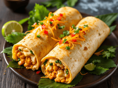 Chicken Tikka Cheese Roll