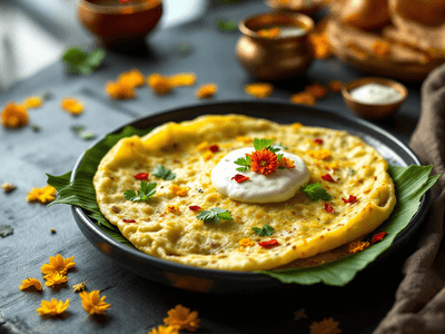 Bottle Gourd Paratha with Curd