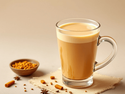 Cardamom Chai with Milk and Jaggery