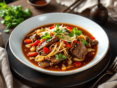 Asian Beef Short Rib Soup