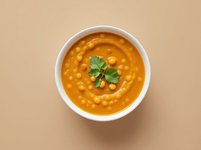 Chana and Urad Dal Soup