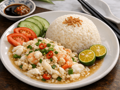 Egg White with Rice