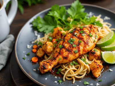 Grilled Chicken Breast with Spices