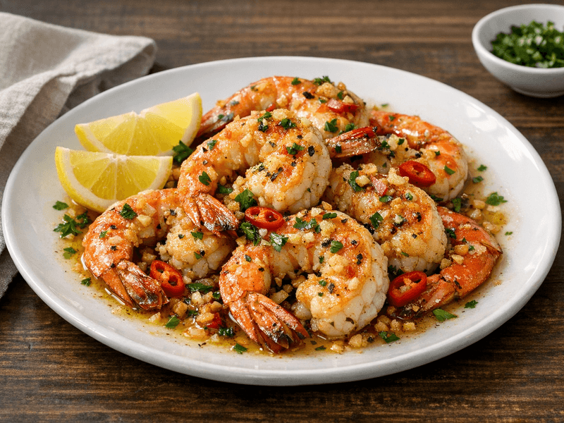 Garlic Butter Prawns