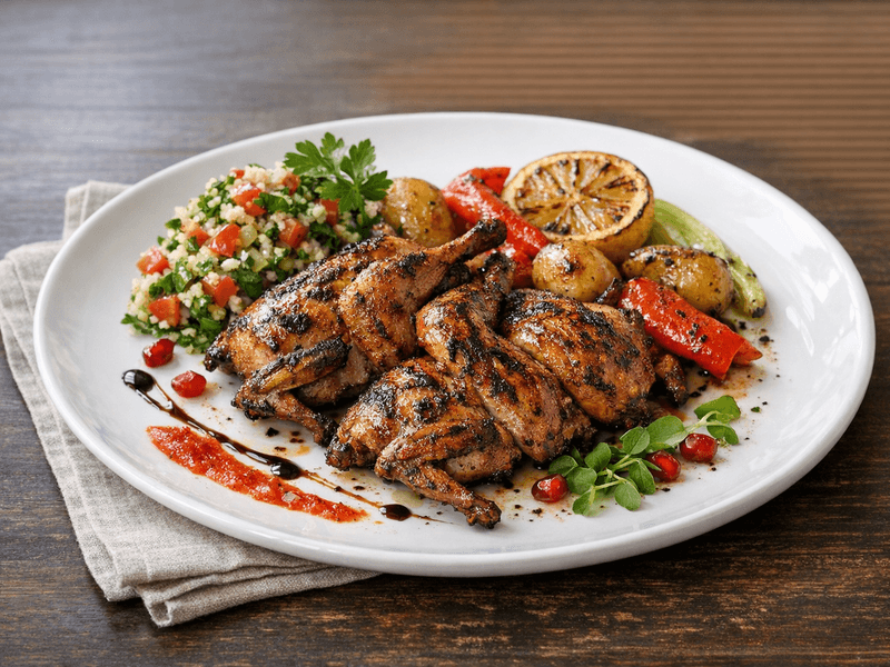 Grilled Quail