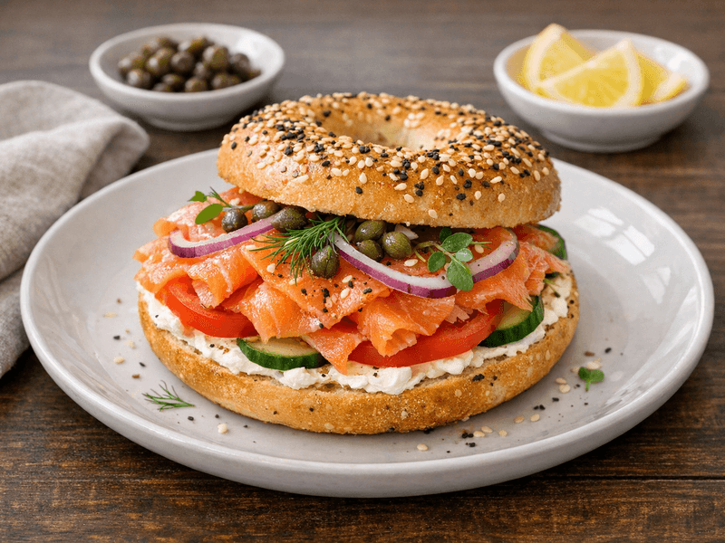 Smoked Salmon Bagel