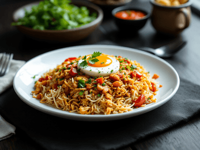 Vegetarian Nasi Lemak