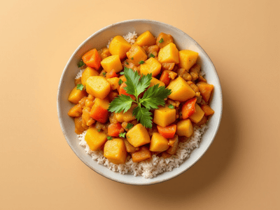 Potato Curry with Vegetables