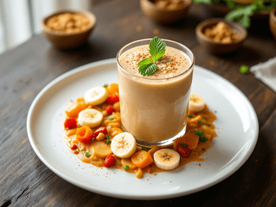 Banana Peanut Butter Smoothie