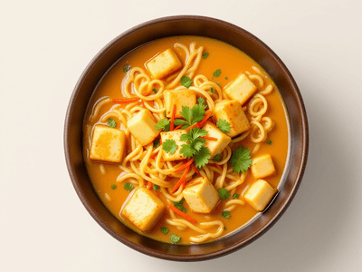 Singapore Laksa with Tofu