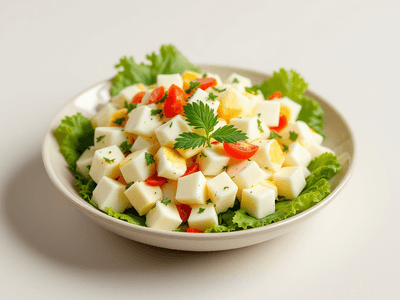 Boiled Egg Whites Salad