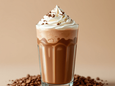 Milo Ais with Whipped Cream