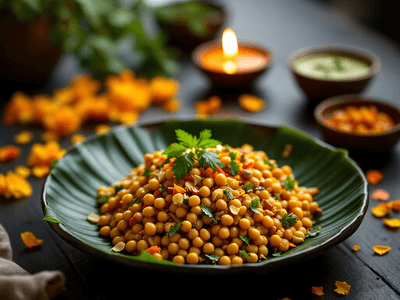 Chana Dal Phara with Chutney