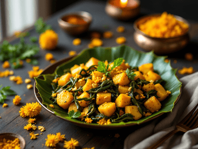 Aloo Bhindi Dry