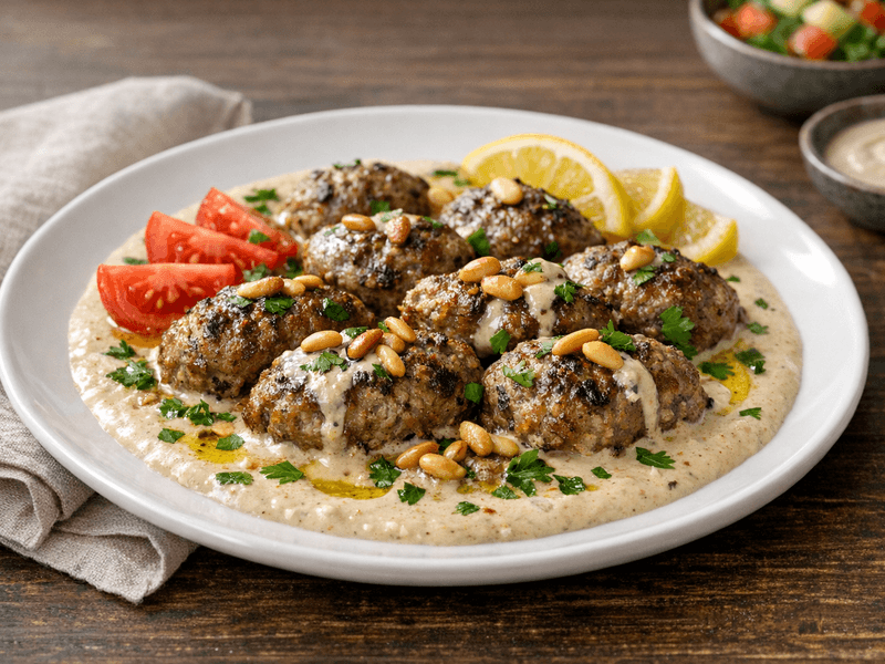 كفتة بالطحينة