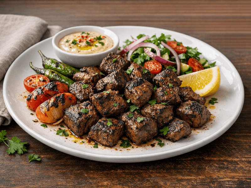 كبدة مشوية