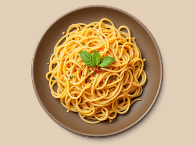 Spaghetti Aglio Olio Jain