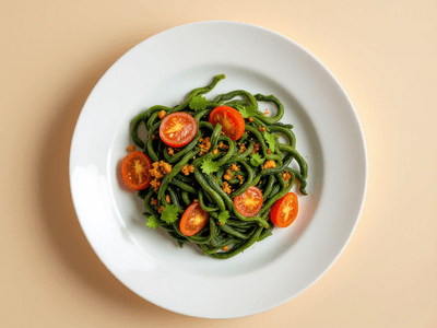 Vegan Bhindi with Tomato