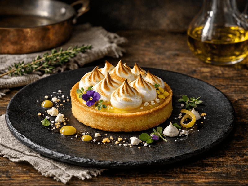 Tarte au citron meringuée