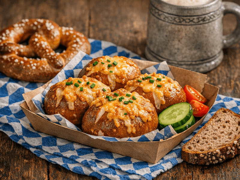 Käselaugenbrötchen